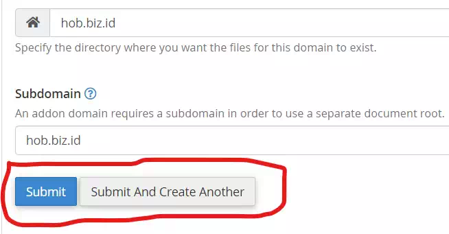 Cara Menambahkan Addon Domain cPanel di Theme Jupiter - 5