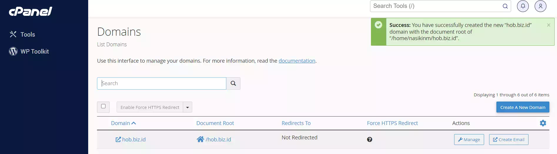 Cara Menambahkan Addon Domain cPanel di Theme Jupiter - 6