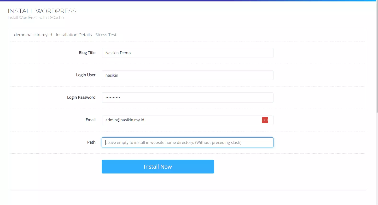Cara Install WordPress di CyberPanel - 5