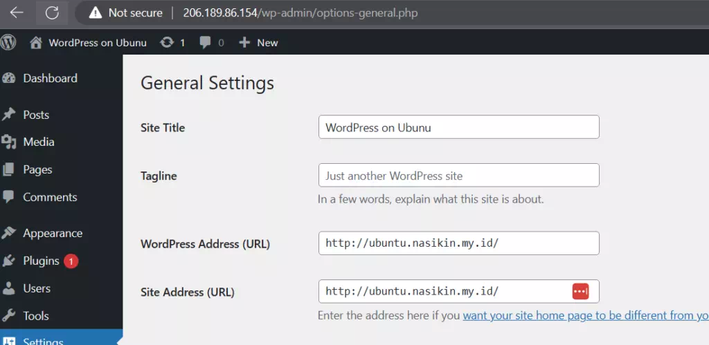Cara Install WordPress di Ubuntu Server