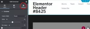 Cara Membuat Sticky Header Elementor Pro