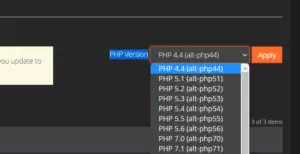 Cara Mengubah Versi PHP di cPanel