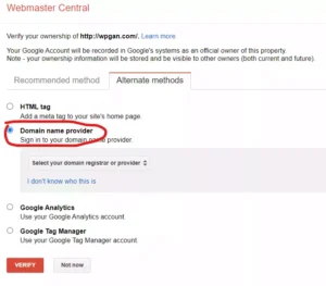 Cara Verifikasi Kepemilikan Domain di Google