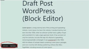 Cara Menyimpan Draft Post WordPress - 1-5