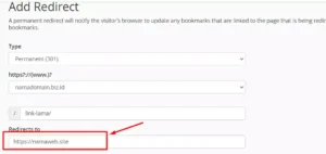 Cara Redirect Domain di cPanel - 5