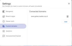 Cara Custom Domain Google Site Menggunakan Subdomain - 7