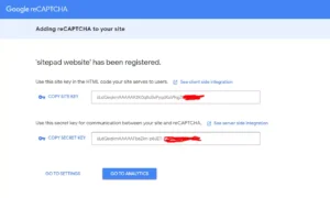 Cara Menambahkan Google reCAPTCHA di Sitepad - 1-4