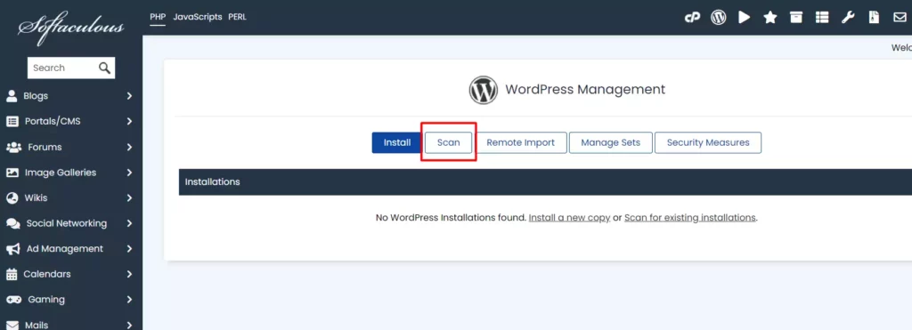 Cara Meningkatkan Keamanan WordPress Dengan WordPress Manager by Softaculous - 3-1