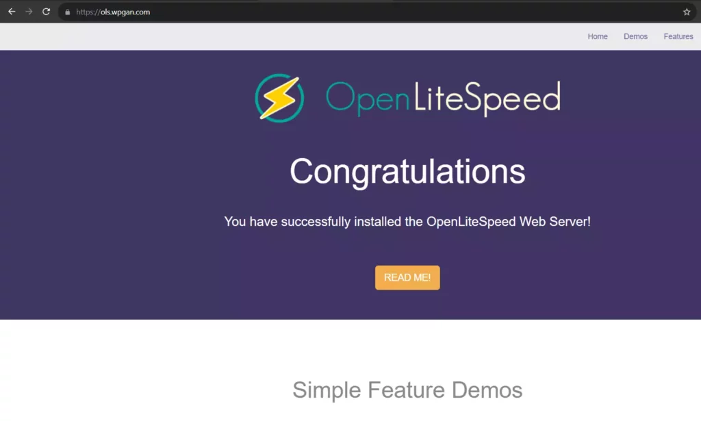 Cara Install OpenLiteSpeed Ubuntu dan CentOS - 7-6
