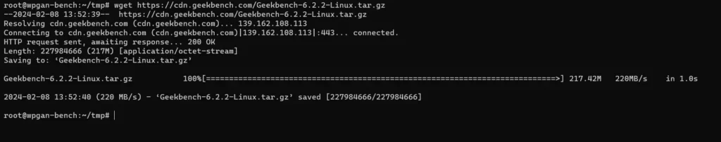 Cara Benchmark VPS Linux - 3-1
