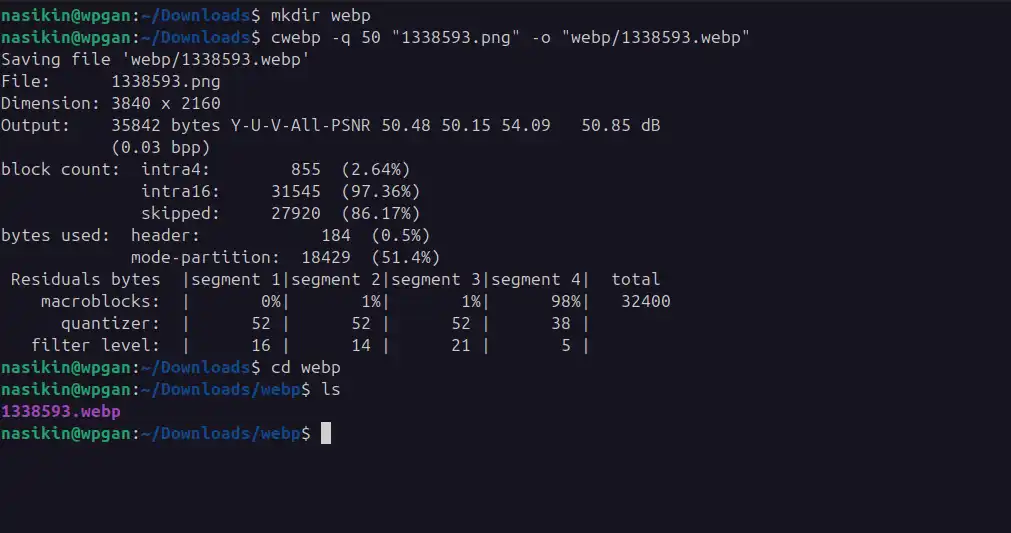 Cara Mengubah Gambar ke Webp di Ubuntu - 3-1