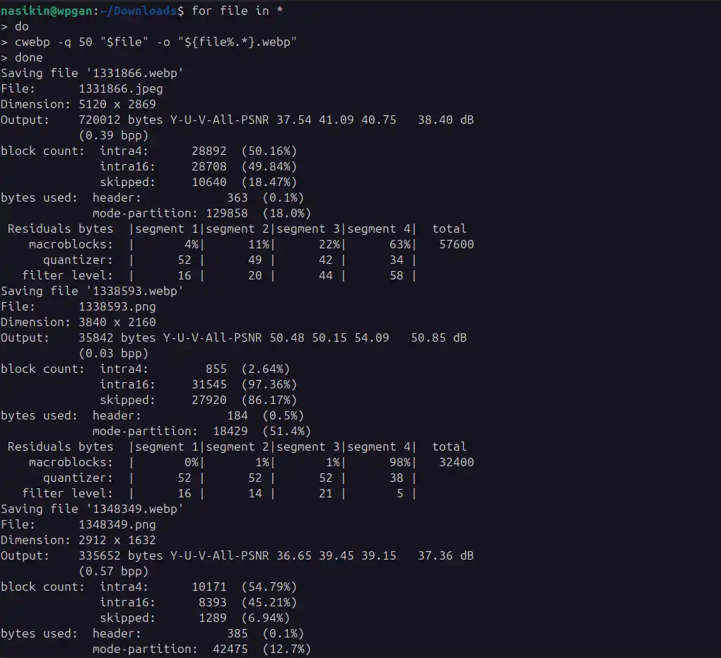 Cara Mengubah Gambar ke Webp di Ubuntu - 4-1