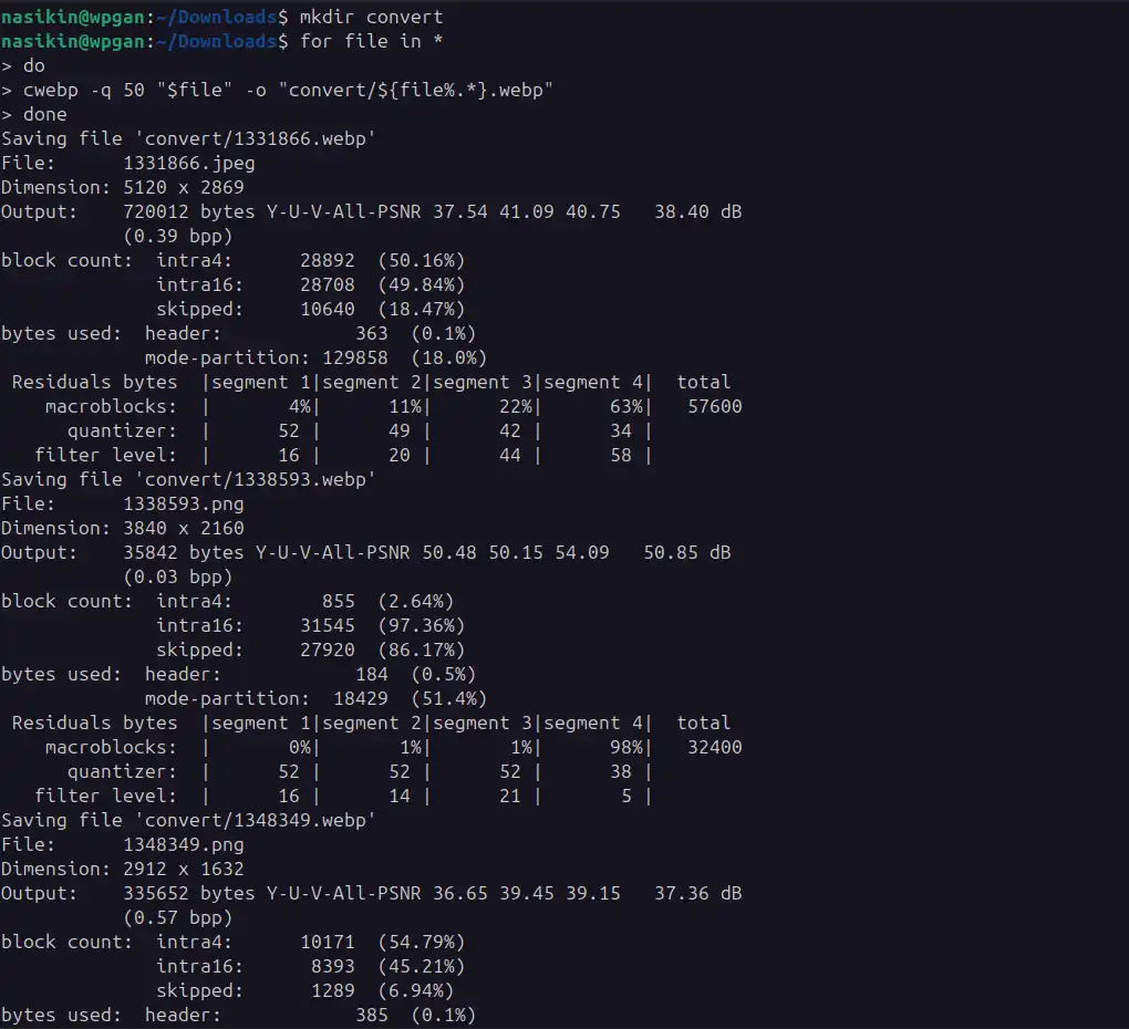 Cara Mengubah Gambar ke Webp di Ubuntu - 5-1