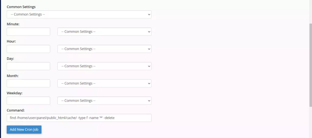 Command Cron Job Untuk Hapus File Otomatis