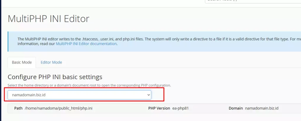 Cara Mengatasi Failed to read session data di cPanel - 2