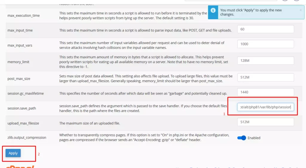 Cara Mengatasi Failed to read session data di cPanel - 3