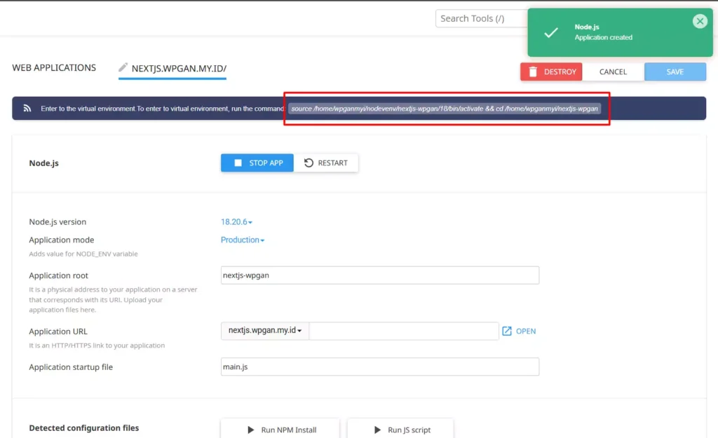 Cara Upload Next.JS ke cPanel - 4-1