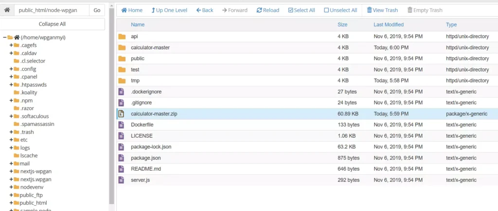 Cara Upload Node.js ke cPanel - 3-1