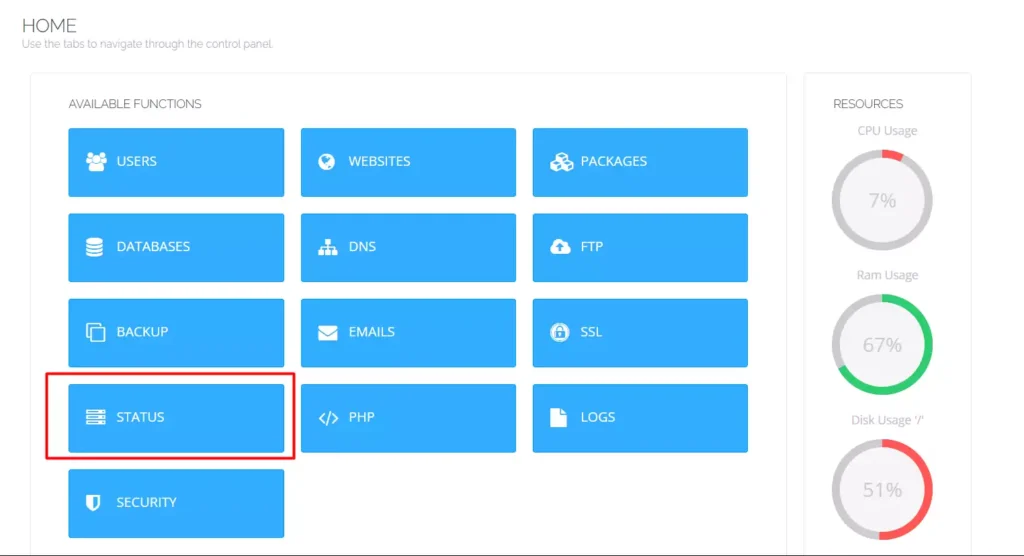 Cara Kill Process di Cyberpanel - 1