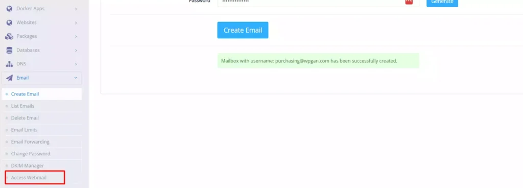 Cara Membuat Email di Cyberpanel - 5