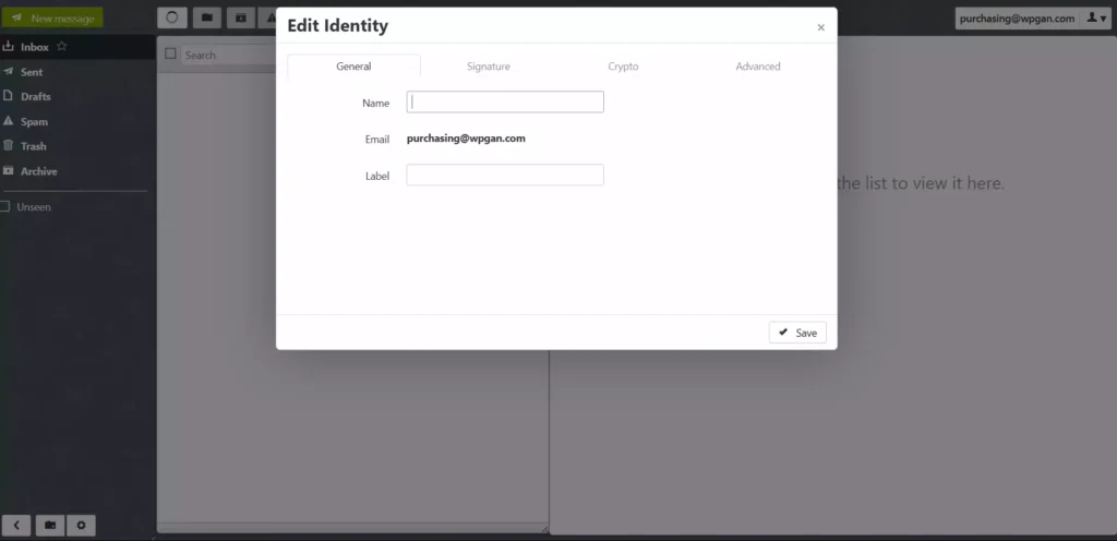Cara Membuat Email di Cyberpanel - 5-3