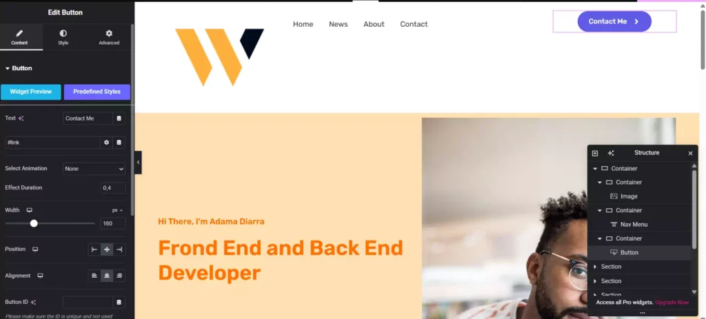 Cara Membuat Header Transparan di Elementor - 2