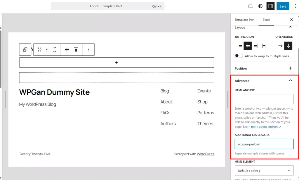 Cara Membuat Preloader WordPress Dengan Block Editor - 4-2