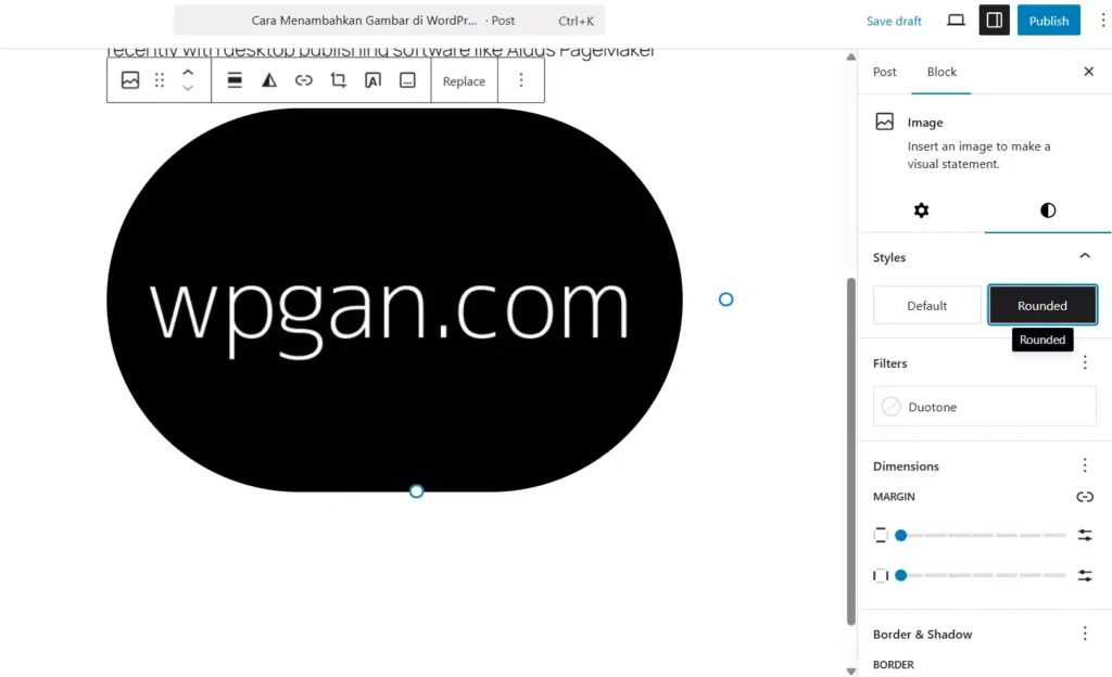 Cara Menambahkan Gambar di WordPress - 5