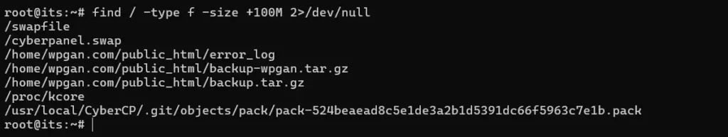 Cara Mencari File Besar di VPS Linux - 4-1