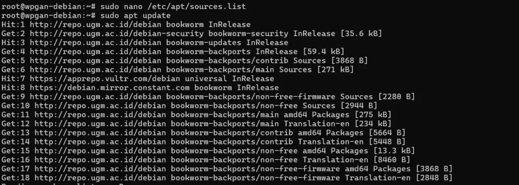 Daftar Repository Debian 12 Indonesia