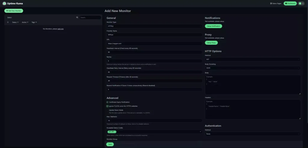 Cara Install Uptime Kuma dengan Docker - 6