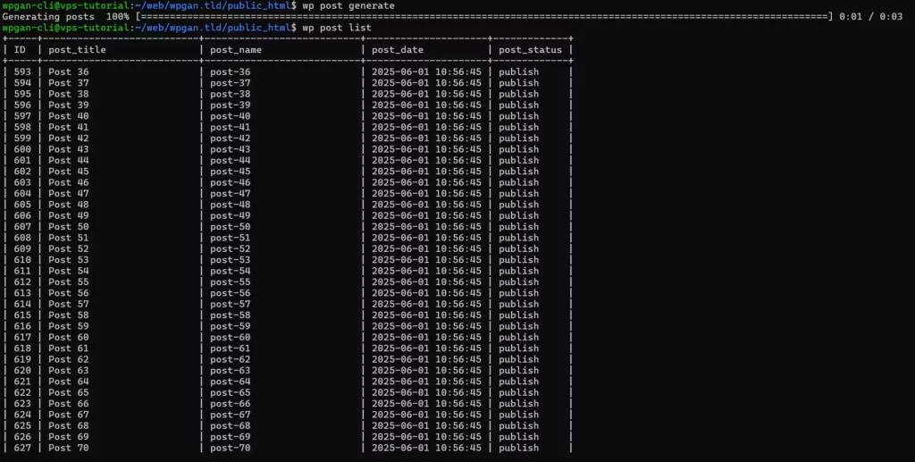 Cara Membuat Dummy Post Dengan WP-CLI - IMG - 1