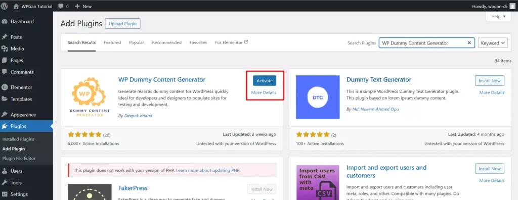 Cara Menambahkan Dummy Post WordPress - 1-2