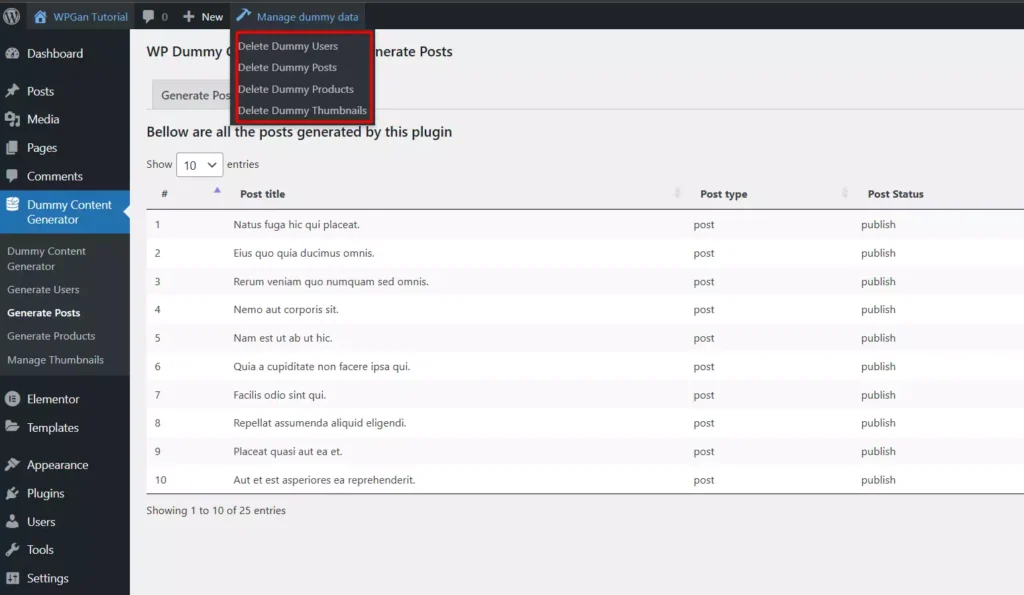 Cara Menambahkan Dummy Post WordPress - 5