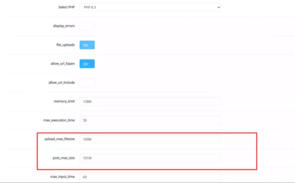 Cara Meningkatkan Max Upload Limit di Cyberpanel - 4