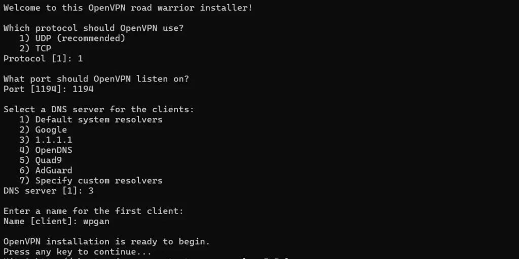 Cara Konfigurasi OpenVPN Server di Ubuntu - 4
